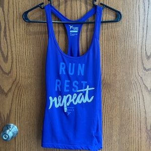 Purple workout tank